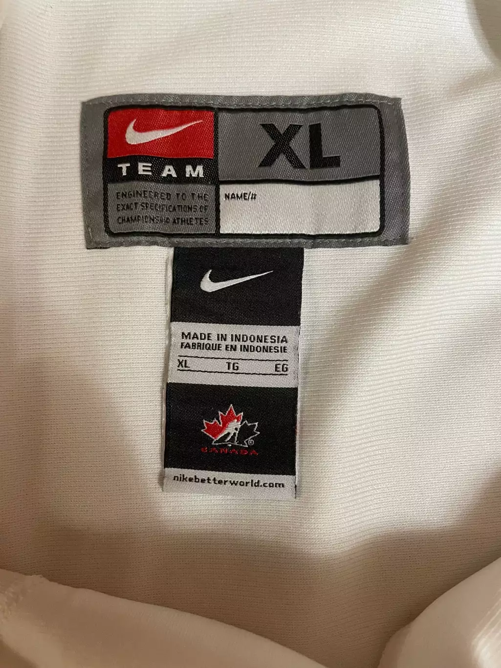 Хоккейная майка свитер (джерси) ОЛИМПИЙСКАЯ сборная Канады. Автографы. Джо Мерфи 5