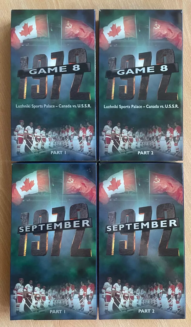 Хоккей. Коллекционное издание 4 видео кассеты с матчей Канада - СССР 1972 3