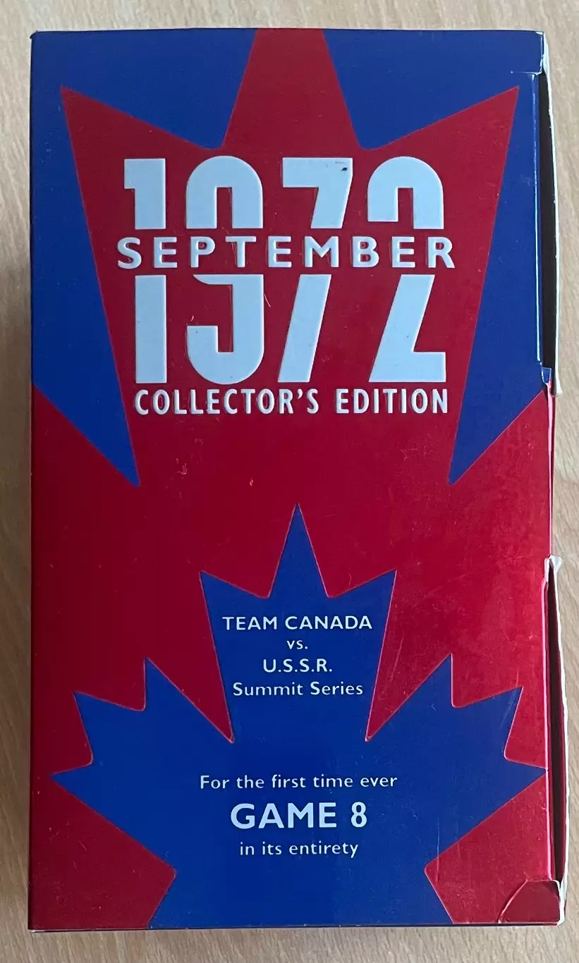 Хоккей. Коллекционное издание 4 видео кассеты с матчей Канада - СССР 1972