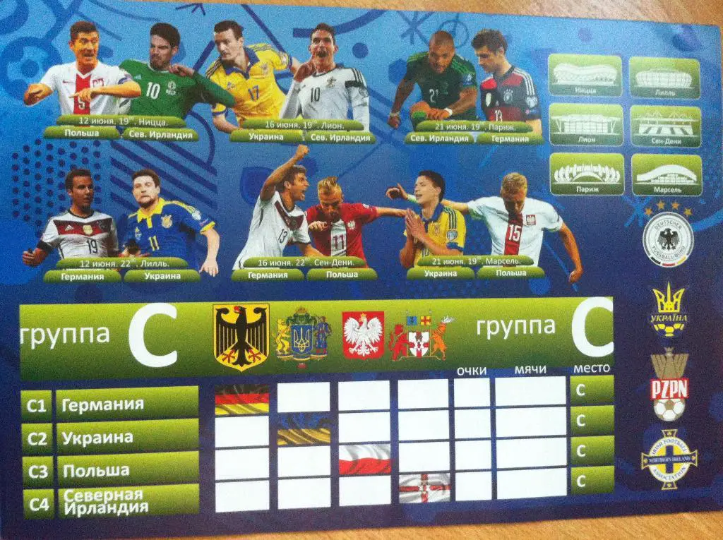 ЕВРО 2016. Чемпионат Европы по футболу 2016 год. 3