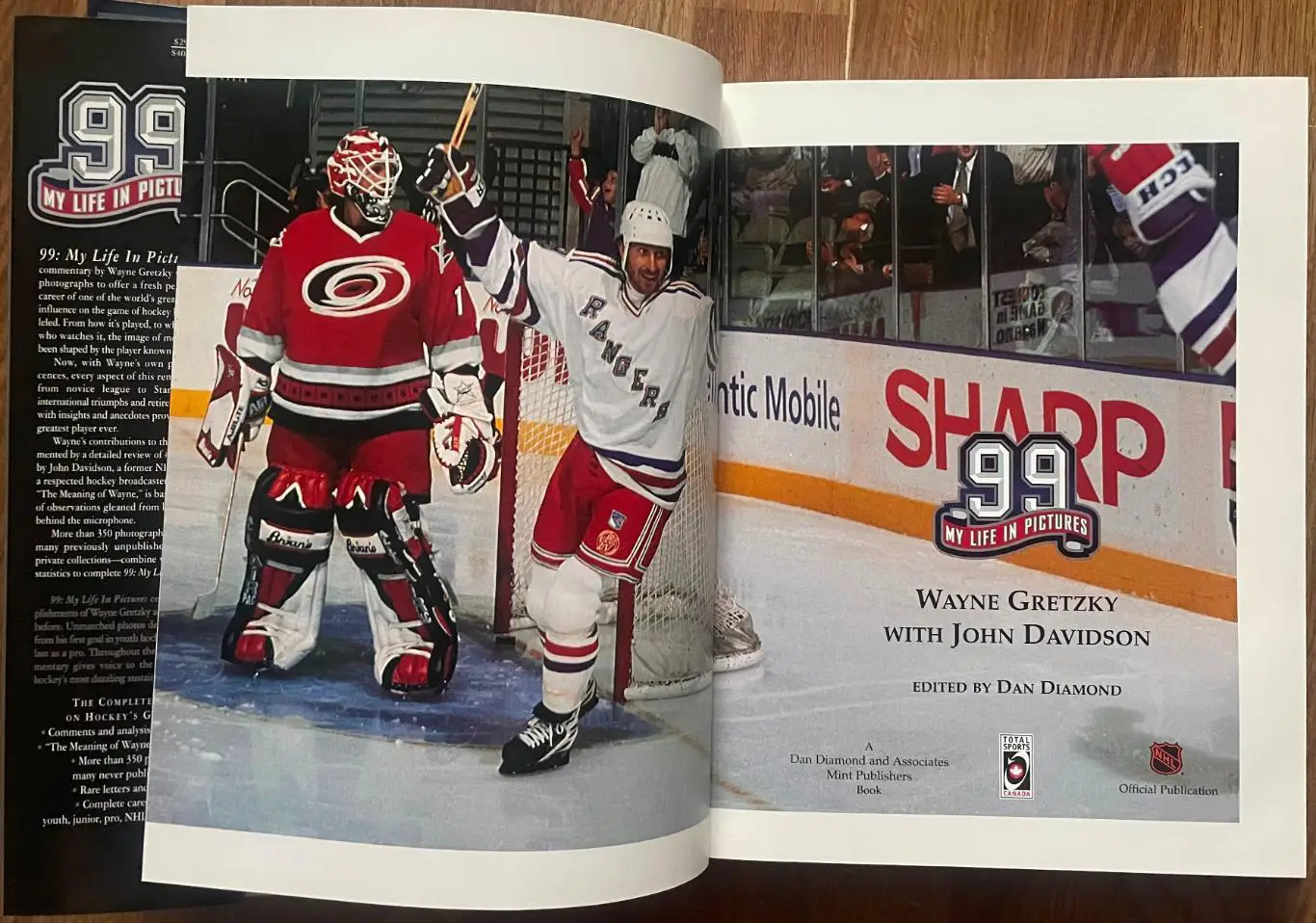 Книга WAYNE GRETZKY 99 MY LIFE IN PICTURES. Уэйн Гретцки Моя жизнь в картинках 2