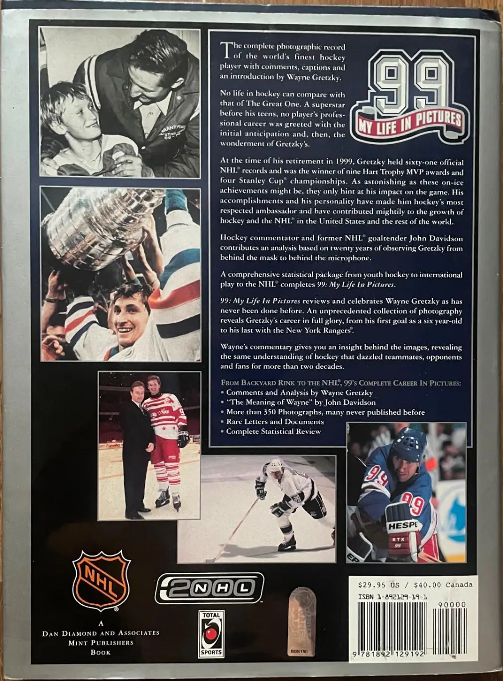 Книга WAYNE GRETZKY 99 MY LIFE IN PICTURES. Уэйн Гретцки Моя жизнь в картинках 7