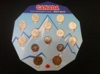 Набор монет Олимпиада в Ванкувере Канада 2010 (14 штук). VANCOUVER 2010.
