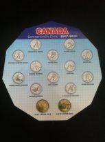 Набор монет Олимпиада в Ванкувере Канада 2010 (14 штук). VANCOUVER 2010. 1