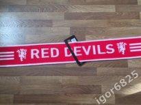 Оригинальный шарф Манчестер Юнайтед Manchester United. Red Devils. Adidas 3