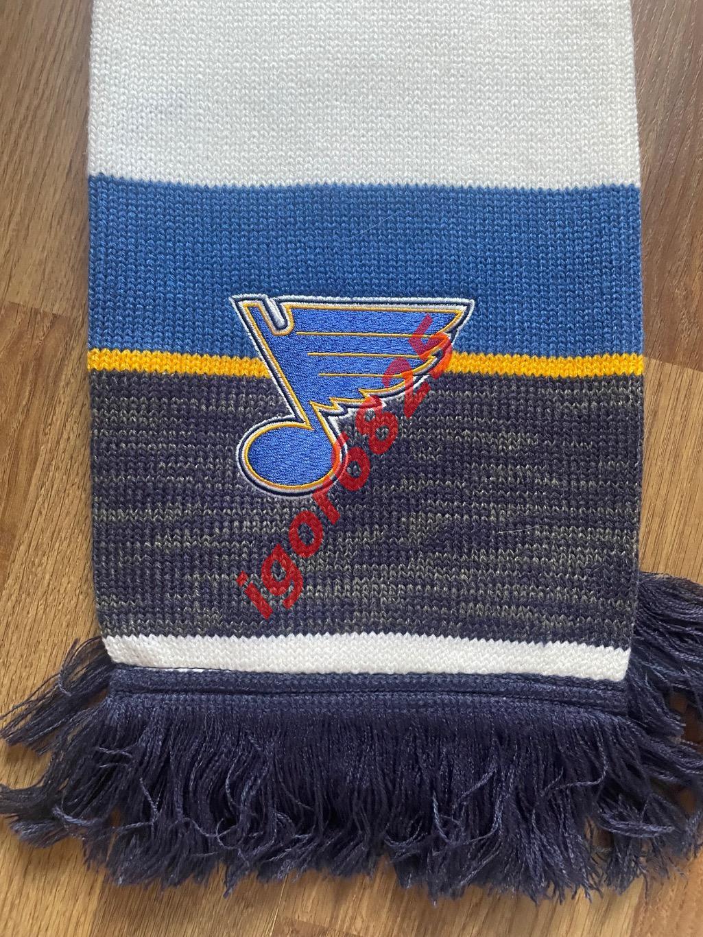 Оригинальный фирменный шарф Сент-Луис Блюз St. Louis Blues. NHL (НХЛ). Reebok 4