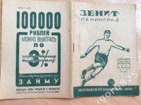 Зенит Ленинград 1948. Представление команды. Календарь первенства СССР 1948 года