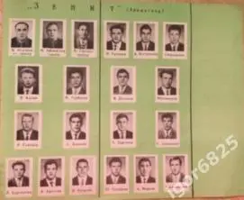 Зенит Ленинград 1964 год. Чемпионат СССР. 1