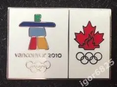 Знак(Значок) Олимпиада 2010 Ванкувер VANCOUVER 2010 Canada (Канада)