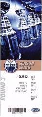 Билет SEASON SEATS ''Эдмонтон Ойлерз'',НХЛ(Edmonton Oilers)NHL. Канада. 2011 год