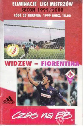Видзев Польша - Фиорентина Италия. 25 августа 1999 года. Лига Чемпионов