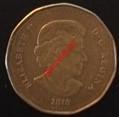 Монета 1 доллар Олимпиада в Ванкувере Канада 2010. VANCOUVER 2010. 1