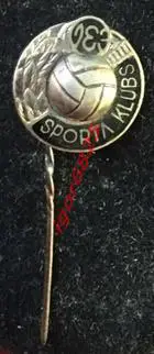 Знак(Значок) спортивный клуб ВЭФ VEF sporta klubs Рига, Латвия тяжелый металл.