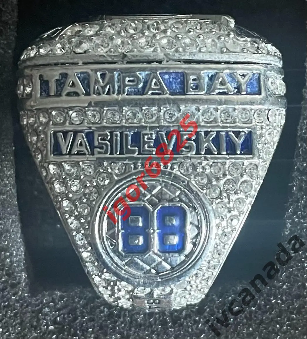 Перстень кольцо Тампа-Бэй (Tampa Bay Lightning)NHL Кубок Стенли 2021 Василевский 1