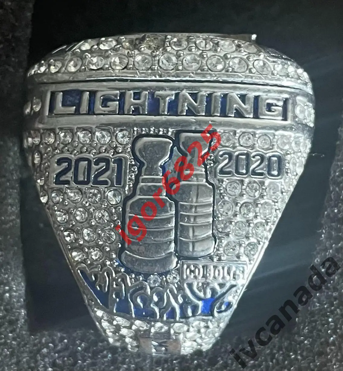 Перстень кольцо Тампа-Бэй (Tampa Bay Lightning)NHL Кубок Стенли 2021 Василевский 2