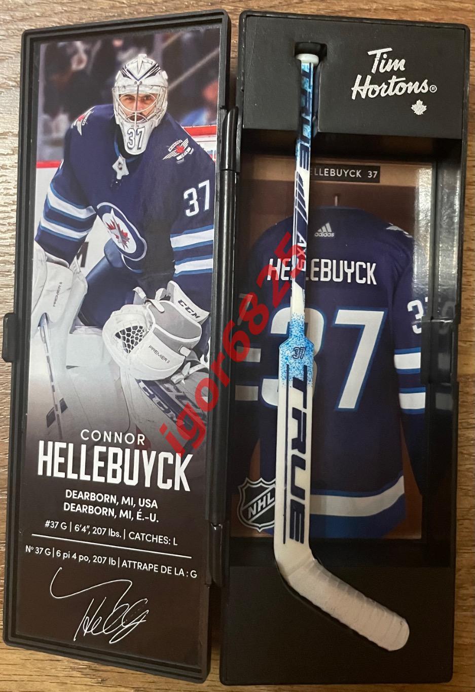 Хоккей Хеллебайк CONNOR HELLEBUYCK №37 набор с клюшкой Tim Hortons 2020-21, NHL