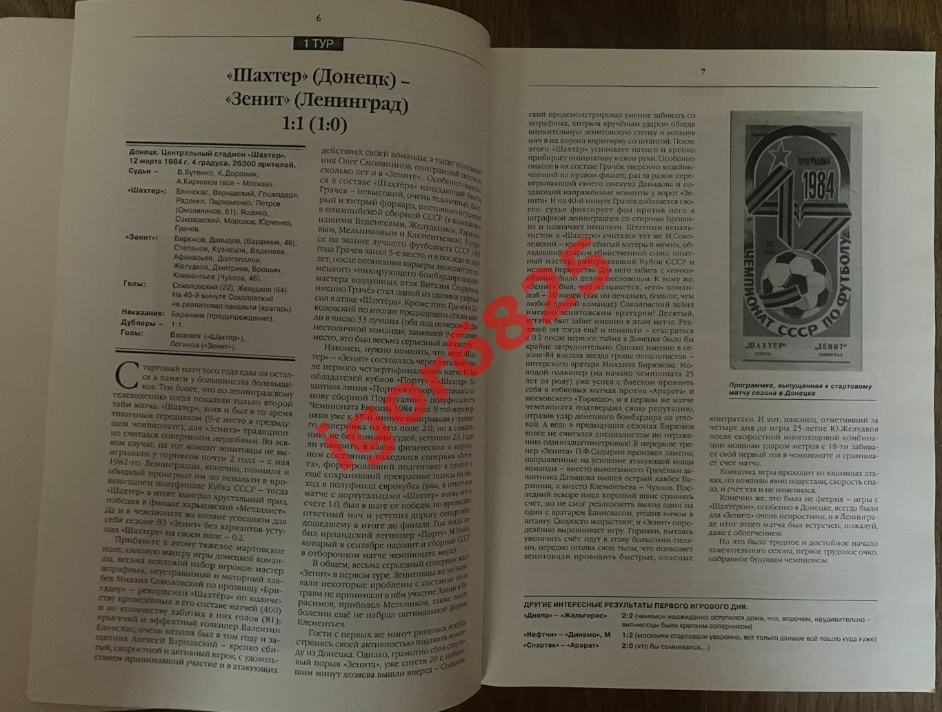 Дмитрий Довганский, Михаил Мухин Зенит 1984. Хроника золотого сезона 5