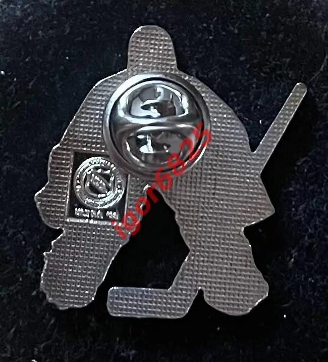 Хоккей Знак Значок Квебек Нордикс НХЛ Quebec Nordiques NHL Вратарь 1