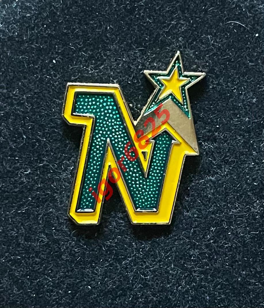 Хоккей Знак Значок Миннесота Норт Старз НХЛ. Minnesota North Stars NHL. 1991 год