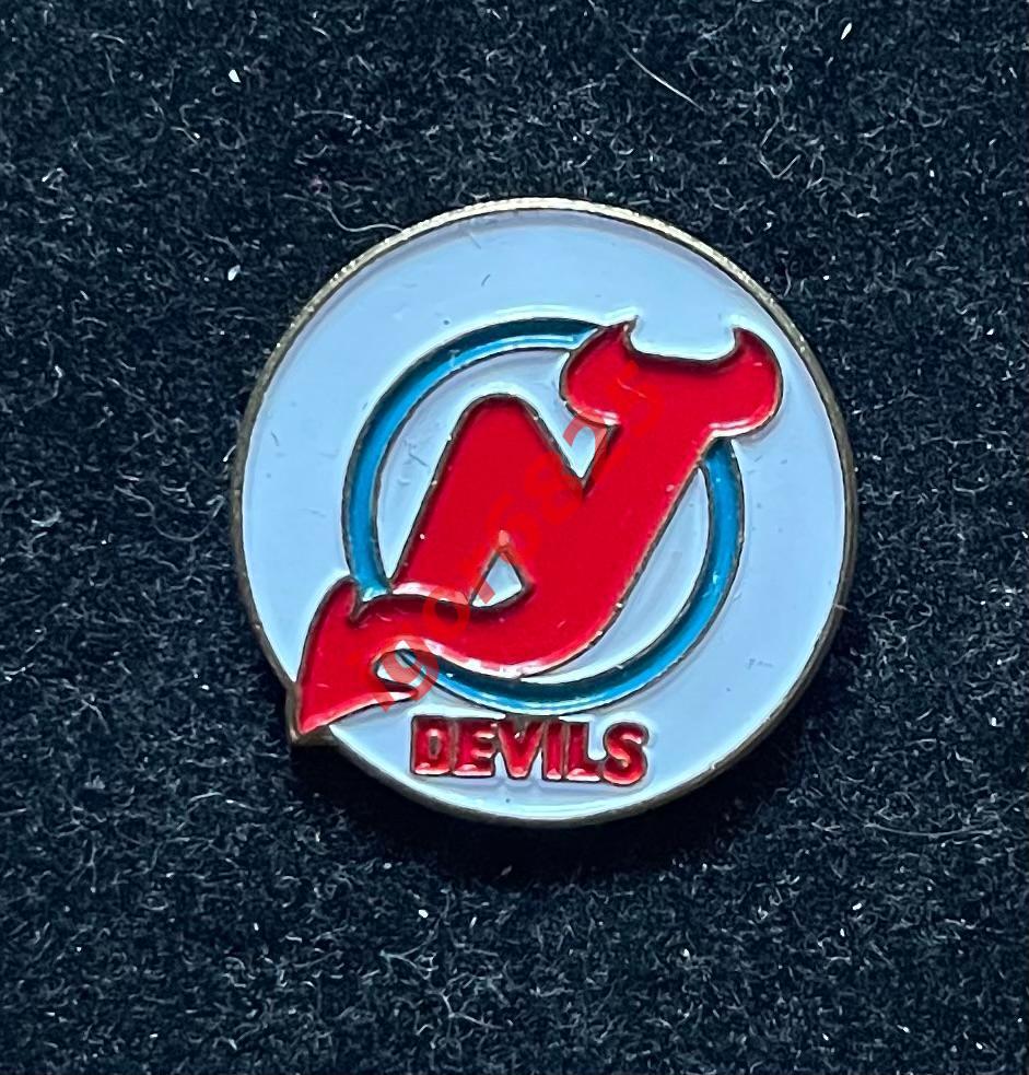 Знак Значок хоккейный клуб Нью-Джерси Девилз НХЛ New Jersey Devils, NHL.