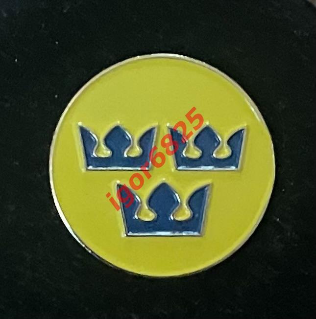 Хоккей. Знак. Значок. Сборная Швеция. Кубок Канады 1991.