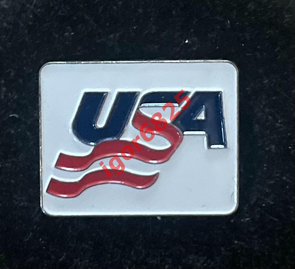 Хоккей. Знак. Значок. Сборная США. Кубок Канады 1991.