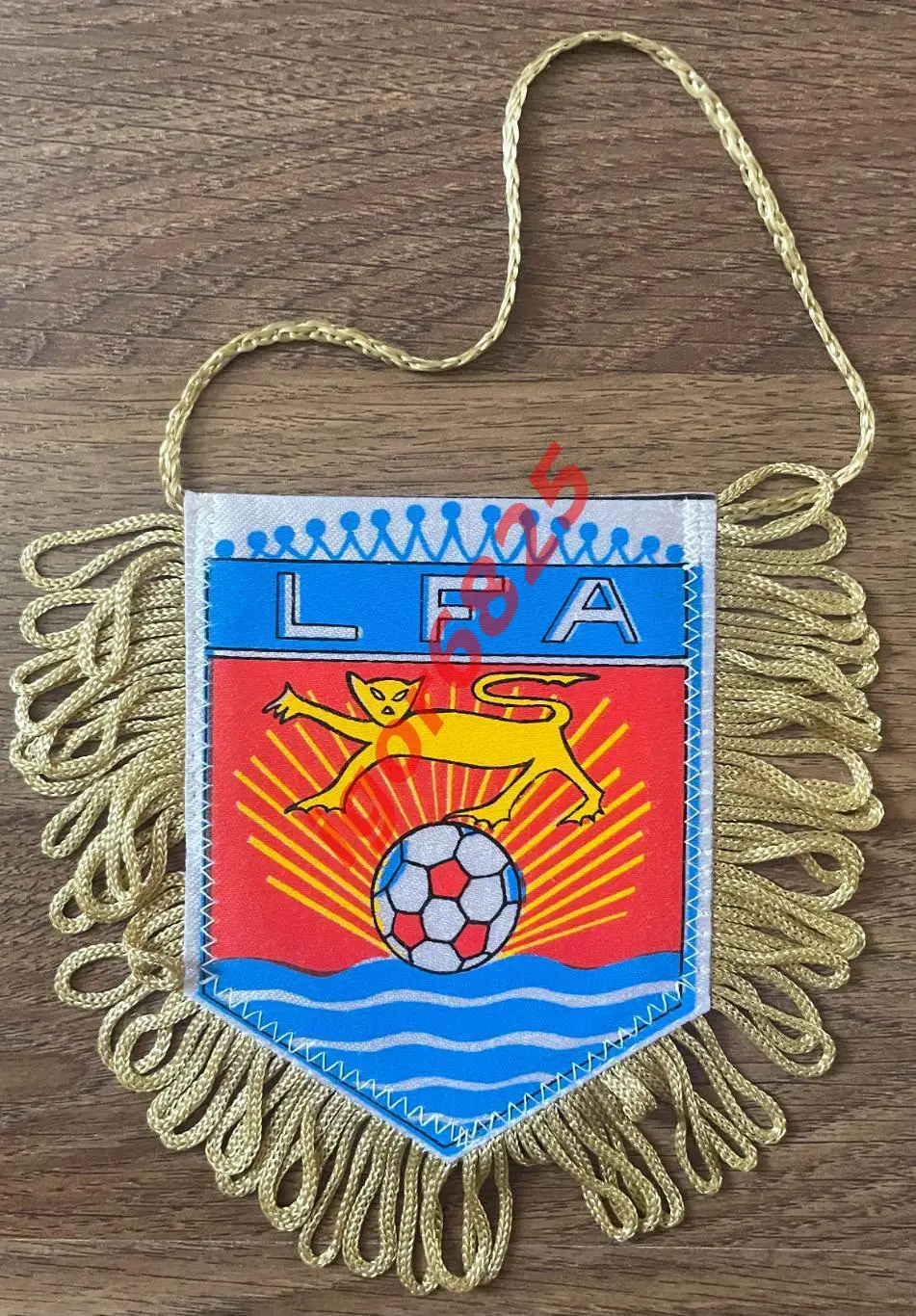 Вымпел. Футбол. Федерация Футбола Франция. FEDERATION FRANCAISE DE FOOTBALL 1