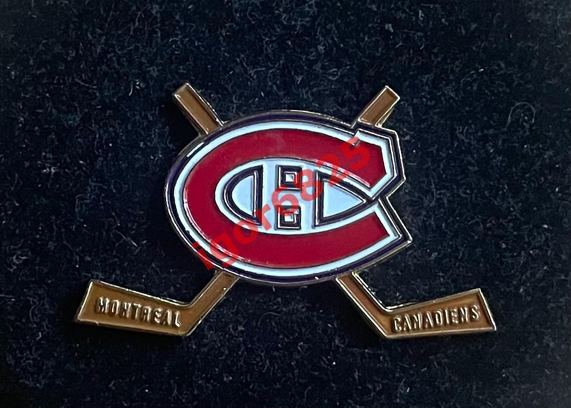 Знак Значок Монреаль Канадиенс НХЛ Montreal Canadiens NHL. Эмблема, клюшки.