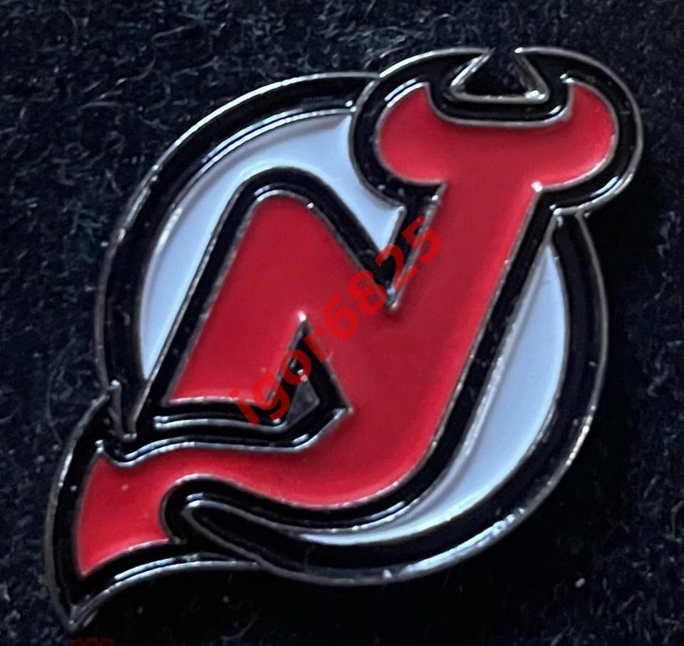 Знак Значок хоккейный клуб Нью-Джерси Девилз НХЛ New Jersey Devils NHL. Эмблема