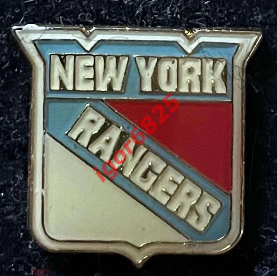 Знак Значок хоккейный клуб Нью-Йорк Рейнджерс НХЛ New York Rangers, NHL. 2 вид