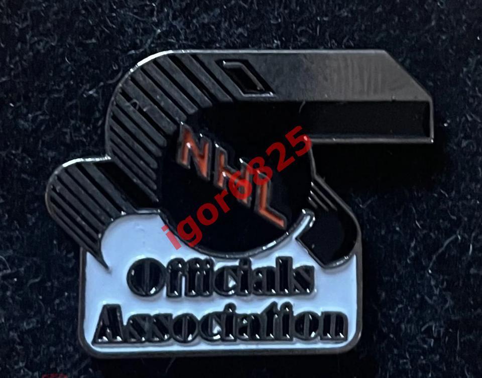 Знак Значок. Официальная ассоциация судей НХЛ /OFFICIALS ASSOCIATION NHL. Хоккей