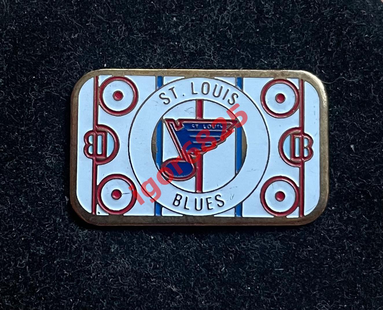 Знак Значок Сент-Луис Блюз НХЛ. St. Louis Blues NHL. Хоккейная площадка. 1993