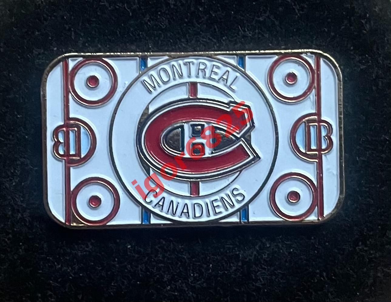 Знак Монреаль Канадиенс НХЛ Montreal CanadiensNHL. Хоккейная площадка. 1992