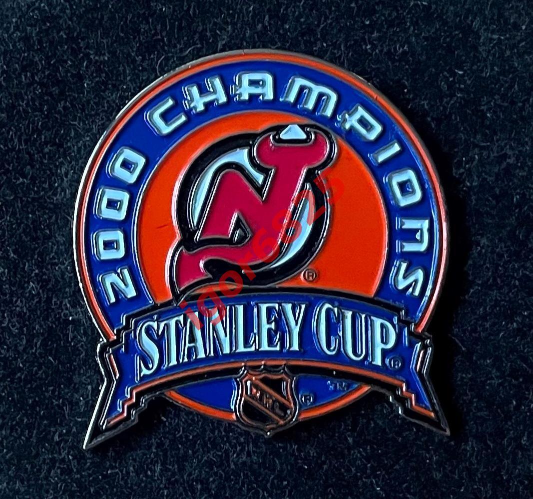 Знак Нью-Джерси Девилз НХЛ New Jersey Devils STANLEY CUP CHAMPIONS 2000 NHL 4