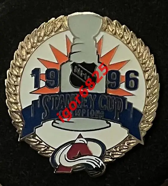 Знак Колорадо Эвеланш НХЛ Colorado Avalanche STANLEY CUP CHAMPION 1996 NHL