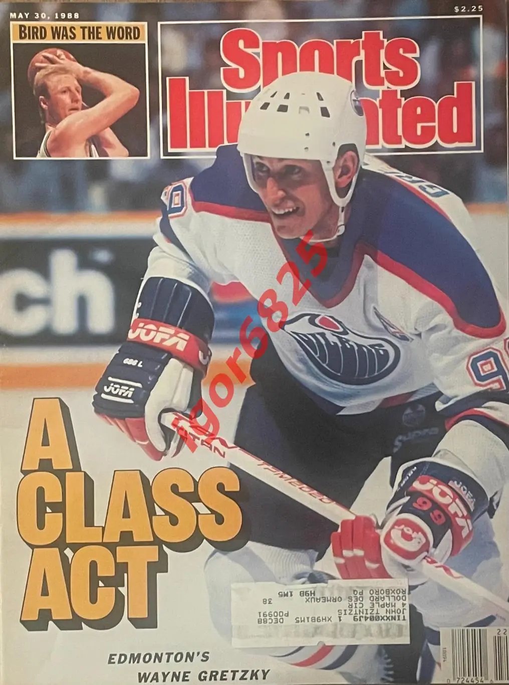 Журнал Sports Illustrated 30 мая 1988 г Хоккей Уэйн Гретцки Баскетбол Ларри Берд