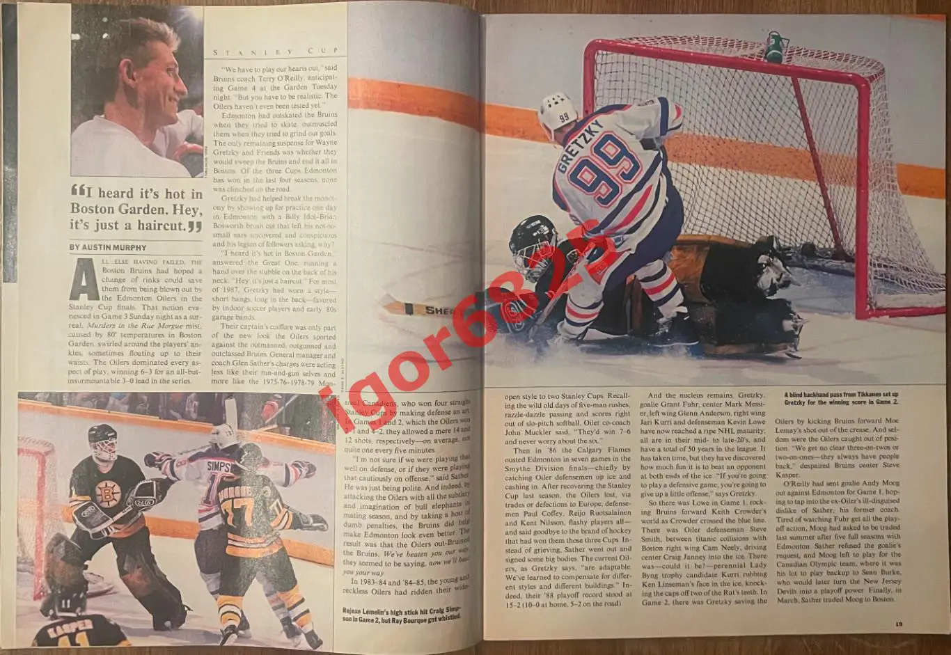 Журнал Sports Illustrated 30 мая 1988 г Хоккей Уэйн Гретцки Баскетбол Ларри Берд 2