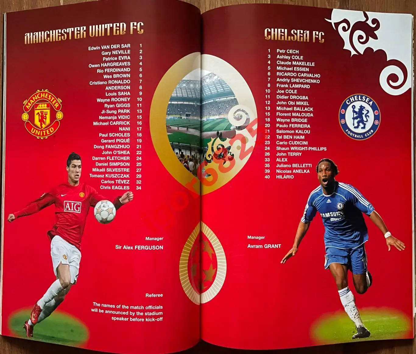 Манчестер Юнайтед- Челси Англия. 21 мая 2008 года. Лига Чемпионов Финал Москва 2