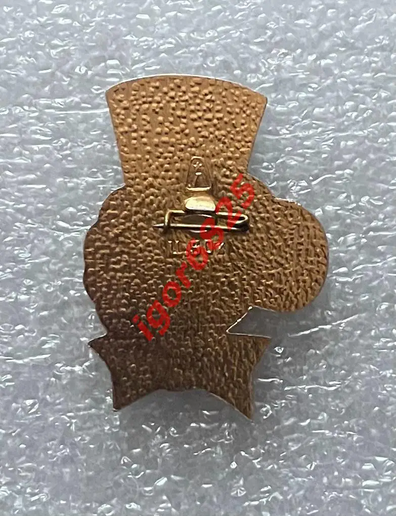 Значок ЛУНА ПАРК Ленинград, времен СССР, цвет синий 1