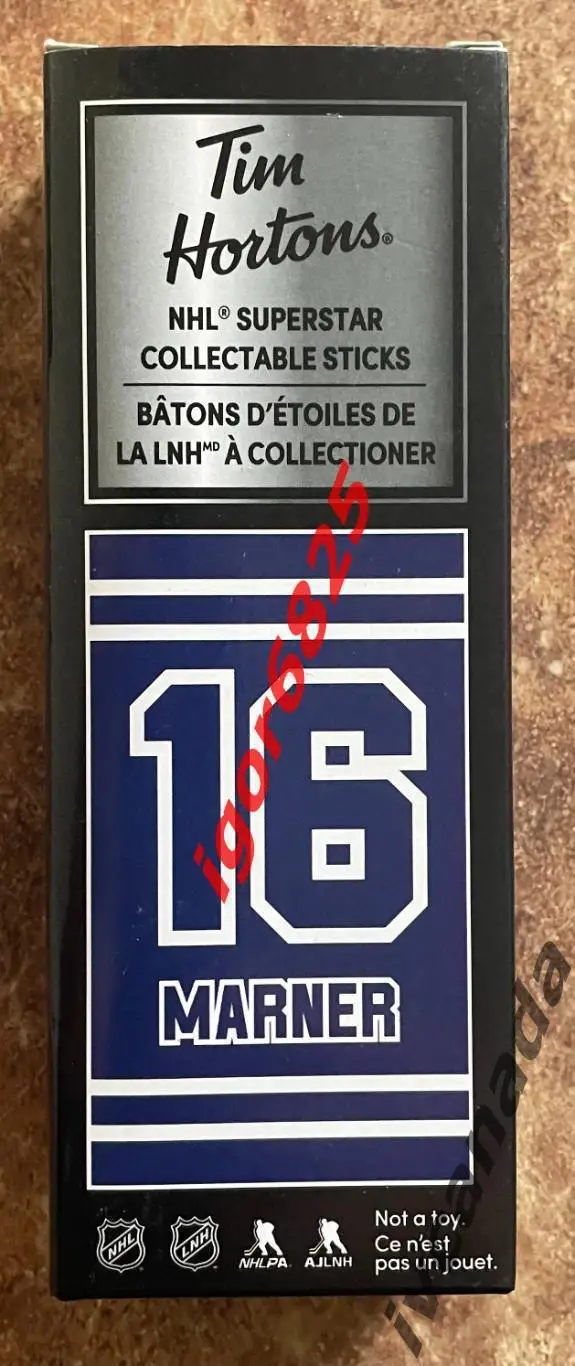 Хоккей МИТЧ МАРНЕР MITCH MARNER №16 набор с клюшкой Tim Hortons 2020-2021, NHL 3