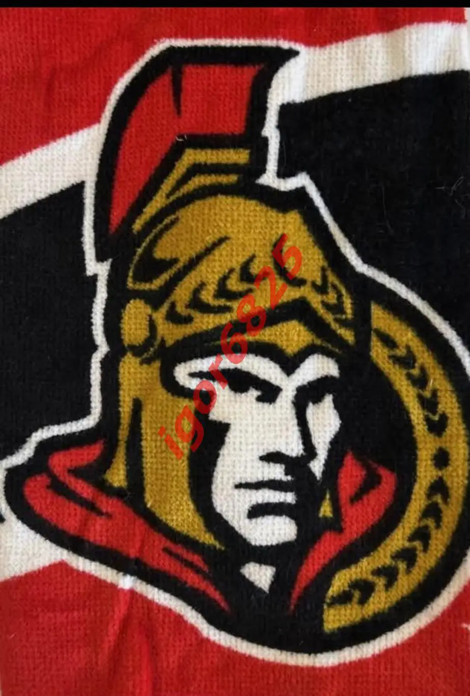 Хоккей Полотенце Ottawa Senators NHL Оттава Сенаторз НХЛ. Новое Размер 65х40 см 4