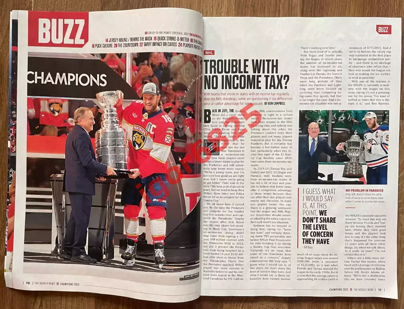 Hockey News Canada Florida Panthers CHAMPIONS август 2025 НХЛ Флорида Ярославль 2