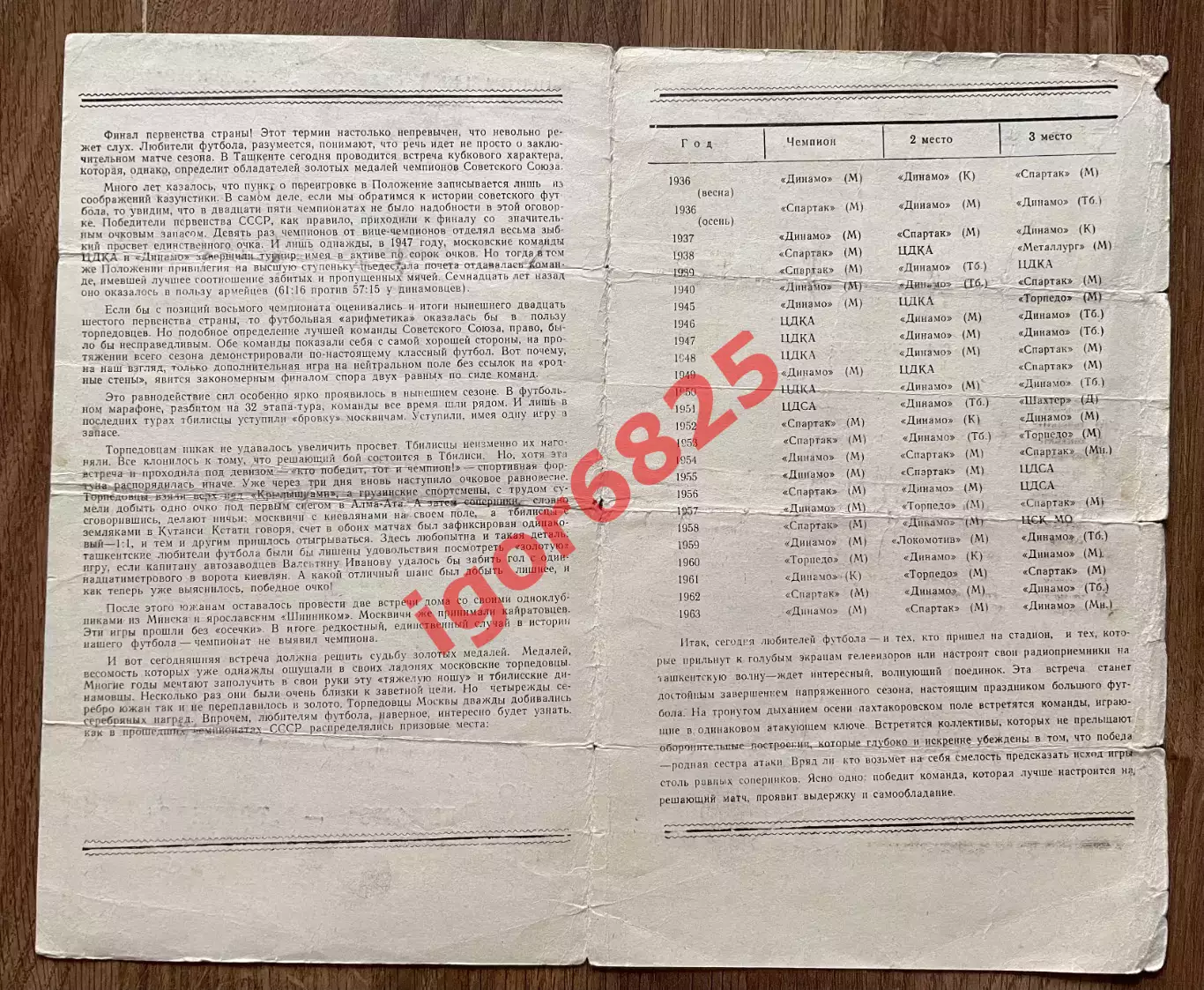 Динамо Тбилиси - Торпедо Москва 18 ноября 1964 матч за 1 место Первенство СССР. 1