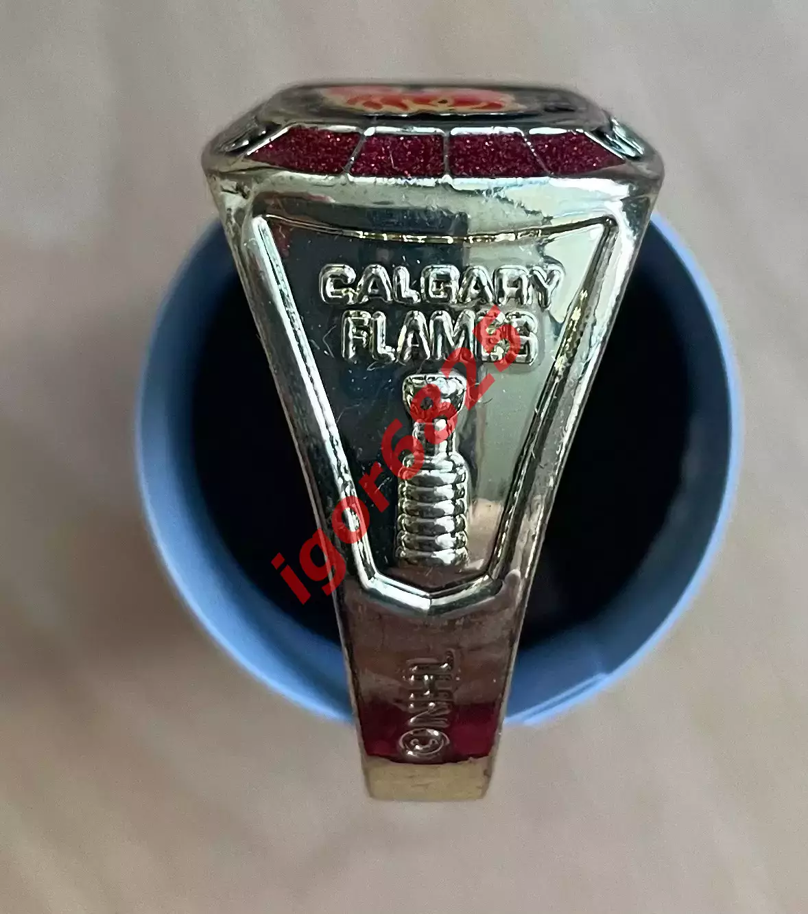Хоккей Кольцо перстень Калгари Флэймз НХЛ Calgary Flames NHL КУБОК СТЭНЛИ 1989 1