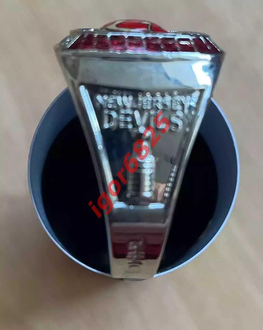 Хоккей Кольцо перстень Нью-Джерси Девилз НХЛ New Jersey Devils NHL КУБОК СТЭНЛИ 3