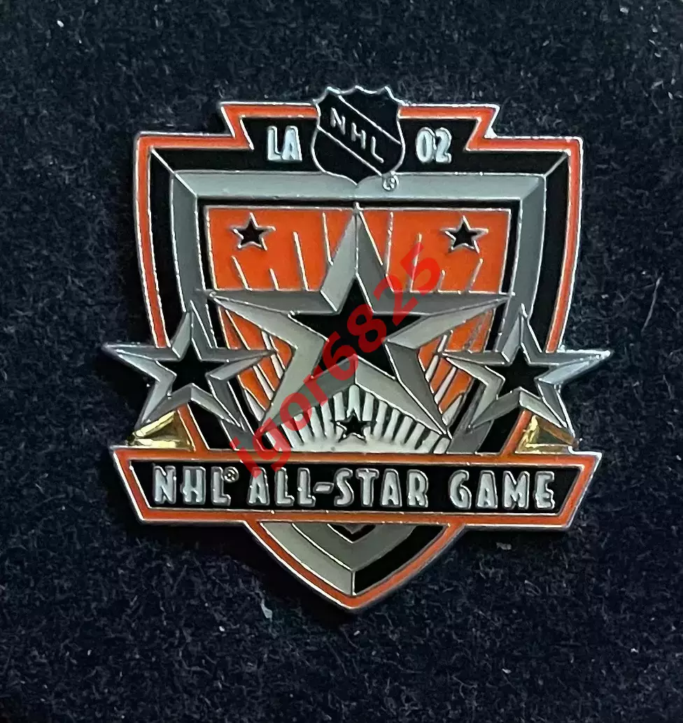 Знак Значок Матч всех звёзд НХЛ 2002 Лос-Анджелис ALL STAR GAME NHL Los Angeles