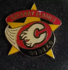 Знак Значок Калгари Флэймз НХЛ Calgary Flames NHL. Серия Звезда.