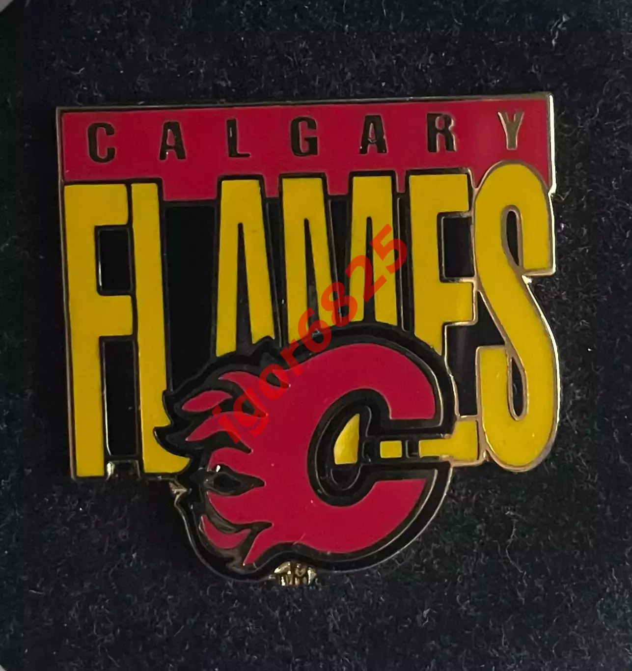 Хоккей. Знак Значок Калгари Флэймз НХЛ Calgary Flames NHL.