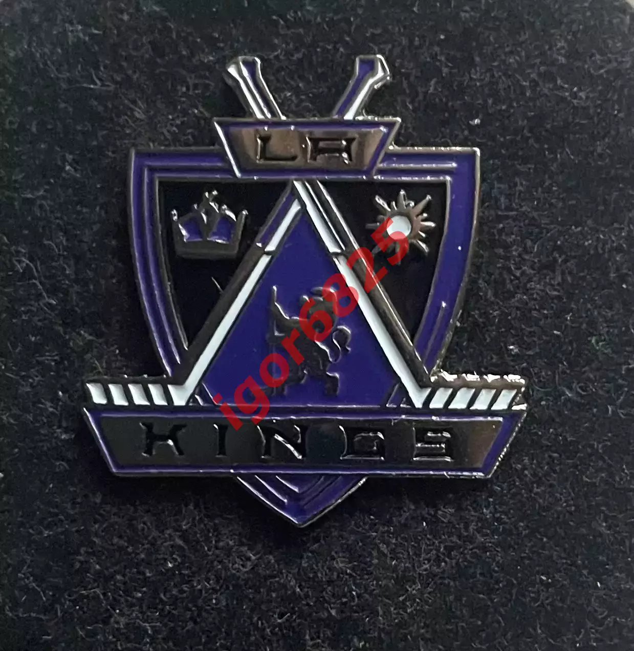 Хоккей. Знак Значок Лос-Анджелес Кингз НХЛ Los Angeles Kings NHL