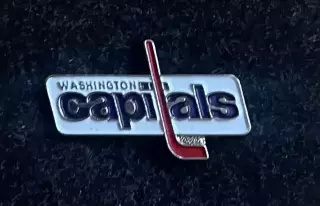 Хоккей. Значок Знак Вашингтон Кэпиталс НХЛ Washington Capitals NHL.